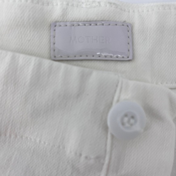 MOTHER Patch Pocket‎ Private Ankle Fray Jeans in Fairest of Them All Size 33 - Picture 7 of 11